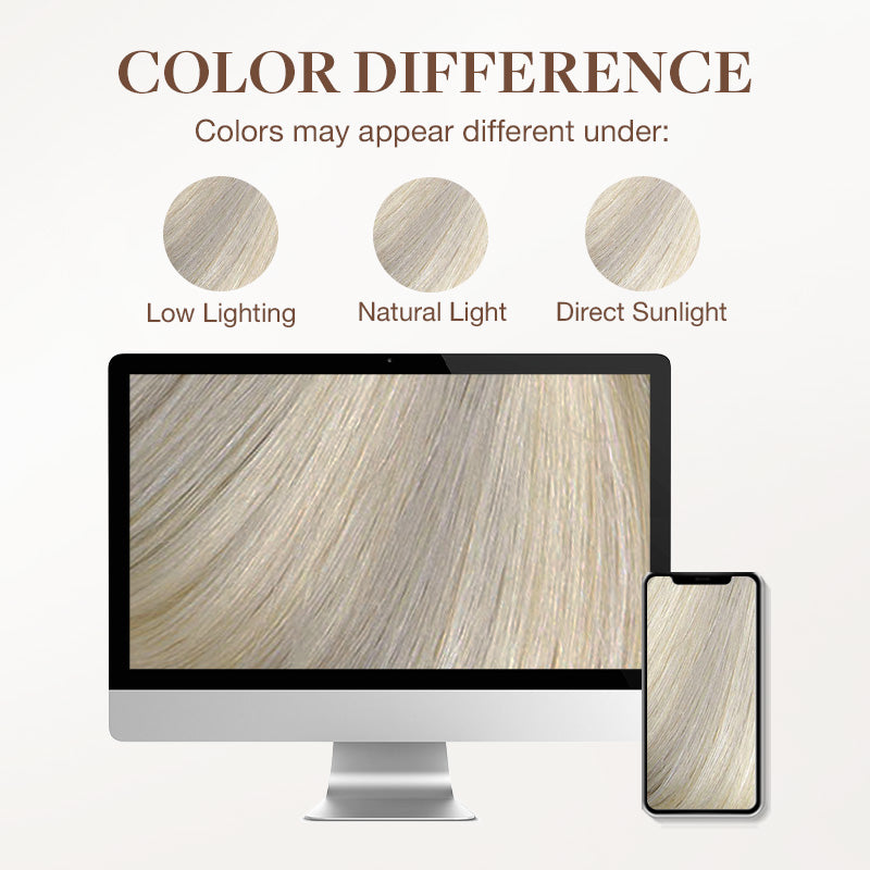 Ash Blonde Highlights (17A/60A) I-Tip Hair Extensions 50g