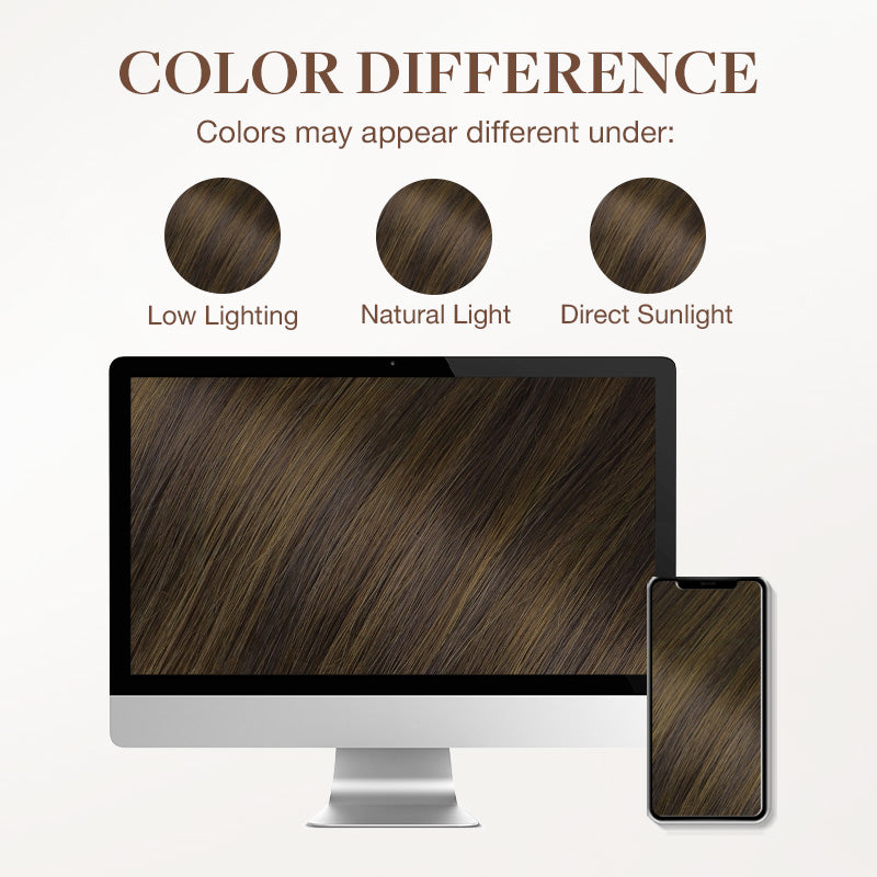 Brown Sugar Swirl Highlights (2C/4E/6C) Sew-In Weft Hair Extensions (80g-110g)