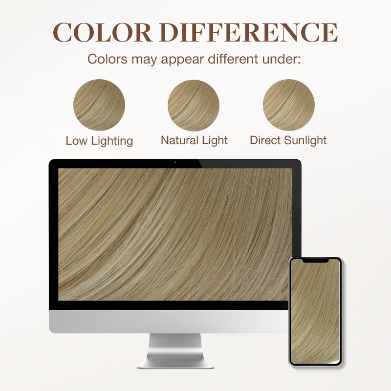 Natural Blonde Balayage (18ET90A) Sew-In Weft Hair Extensions (80g-110g)