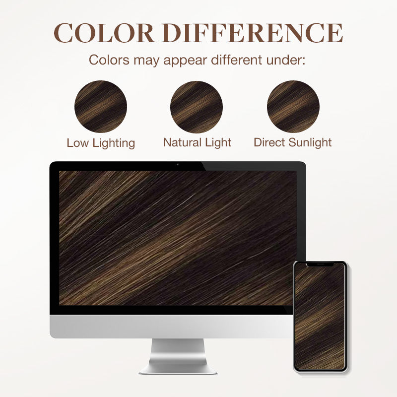 Dark Brown Balayage (2/6/2) Classic Clip-Ins (120g-150g)