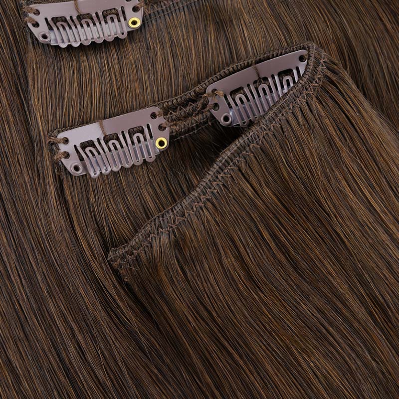 Chocolate Brown (4A) Full Classic Clip-Ins (160g-220g)