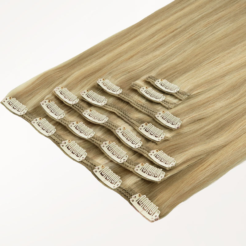 Light Blonde Highlights (16/22A) Full Classic Clip-Ins (160g-220g)