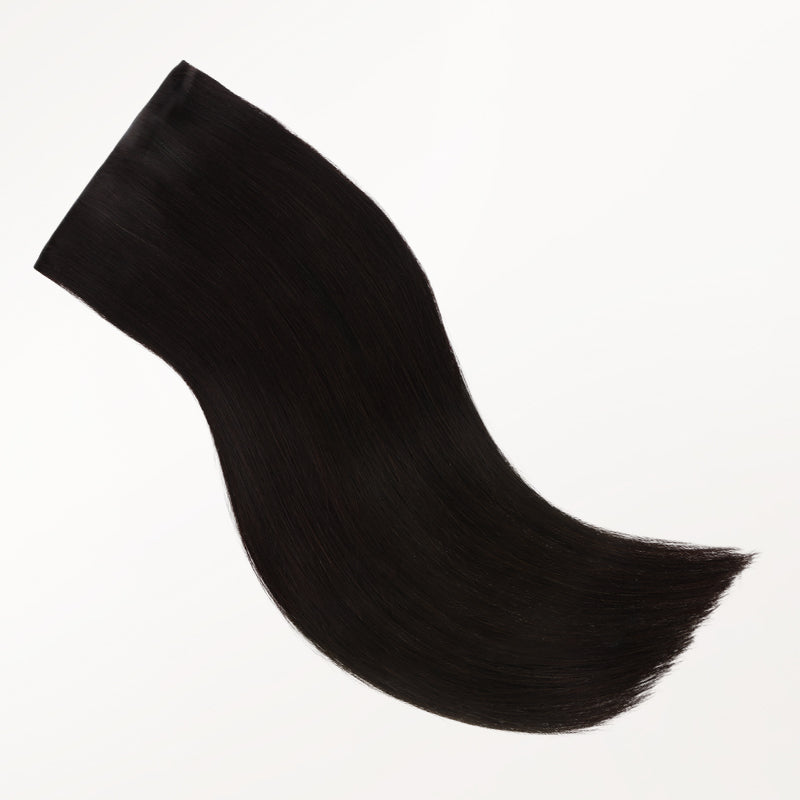 Jet Black (1) Invisi Edge Seamless Clip-Ins (140g-160g)