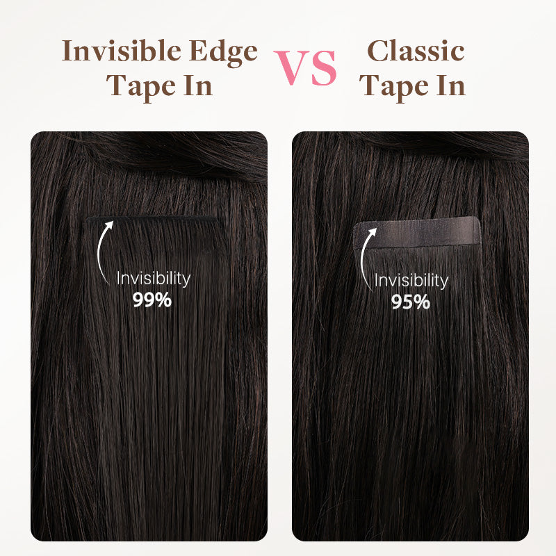 Pure Platinum Blonde (1000) Invisi Edge Tape-Ins 50g