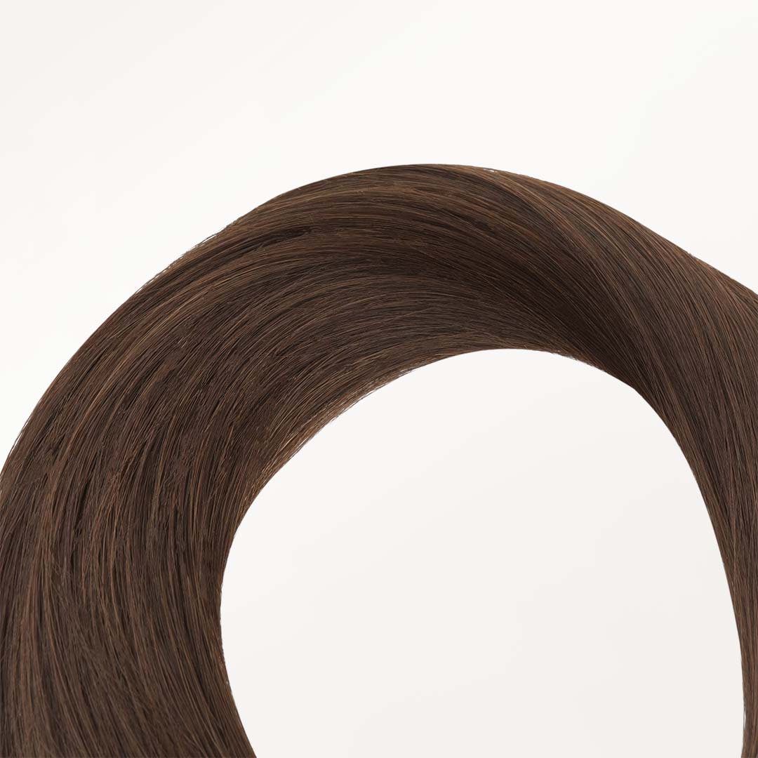 Chocolate Brown (4A) Micro Link Tip Hair Extensions