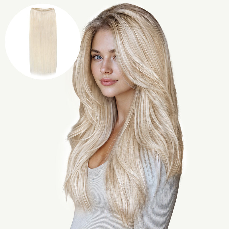 Pure Platinum Blonde (1000) Sew-In Weft Hair Extensions (80g-110g)