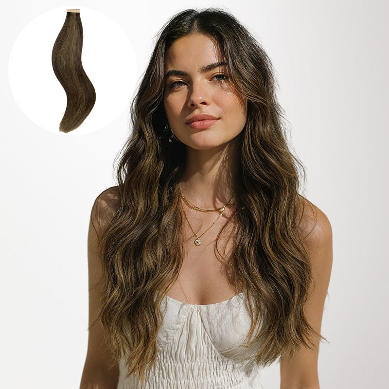 Brown Sugar Swirl Highlights (2C/4E/6C) Tape-Ins 50g