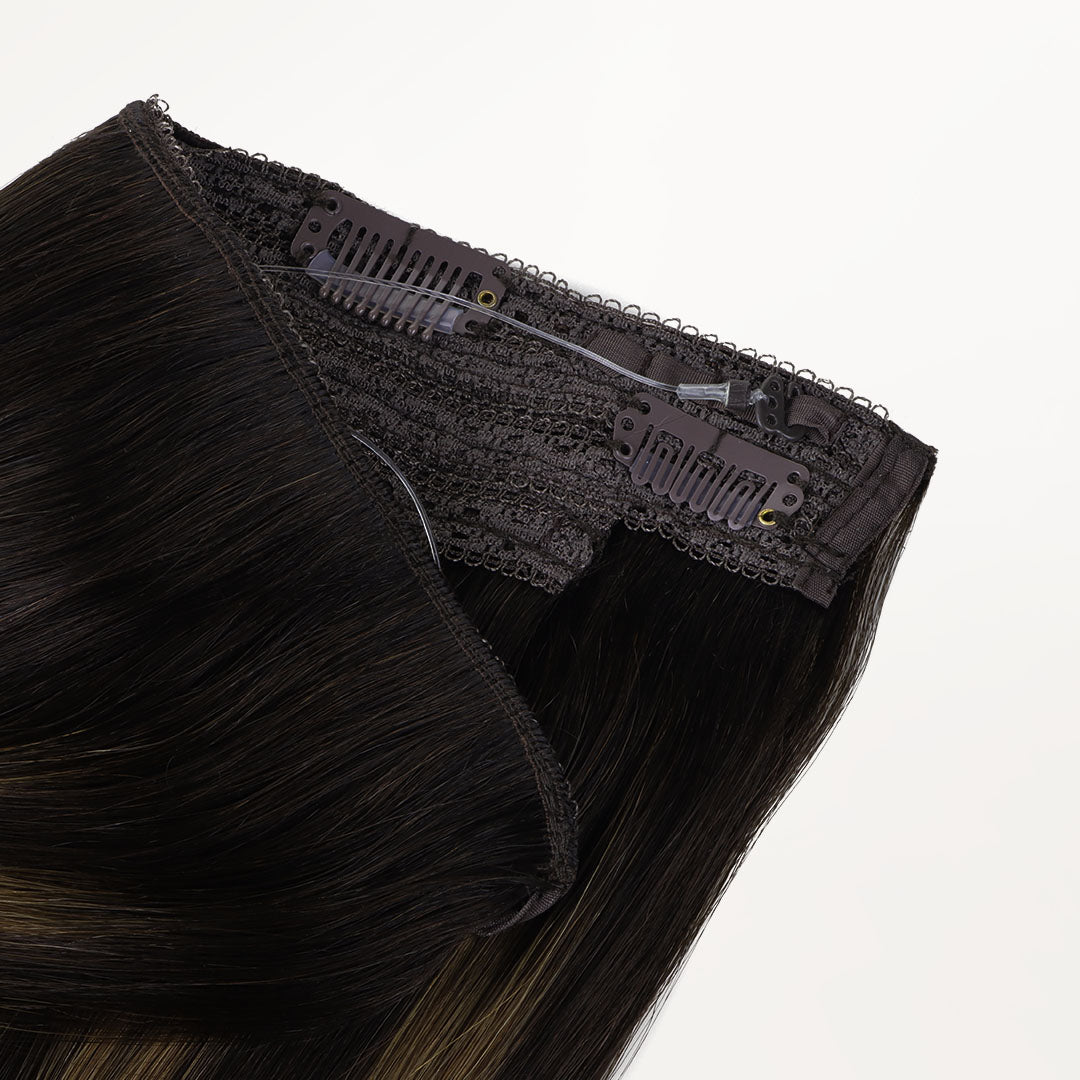 Dark Brown Balayage (2/6/2) Wire Hair Extensions (70g-110g)