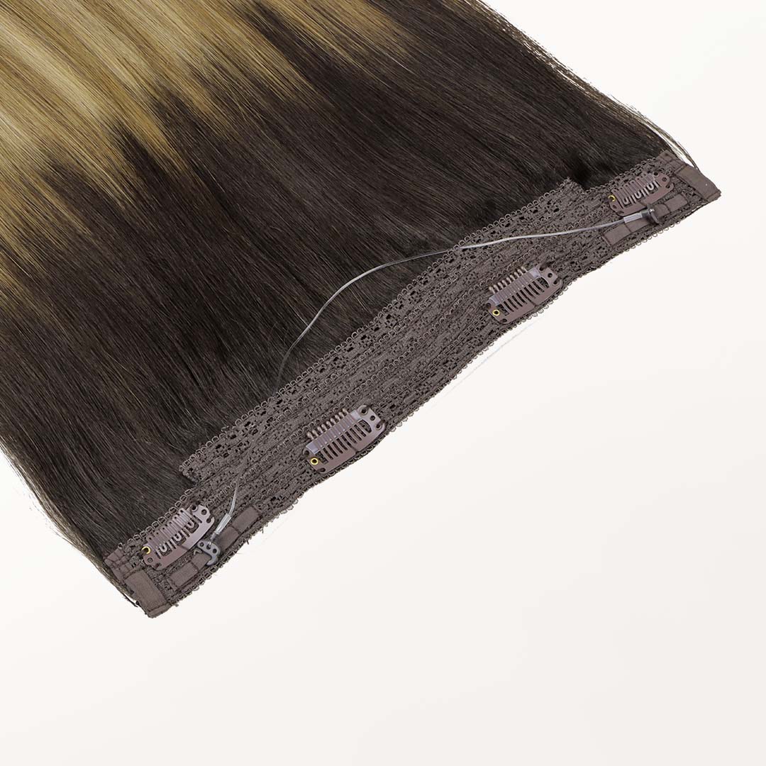 Dirty Blonde Omber (2/6/18) Wire Hair Extensions (70g-110g)