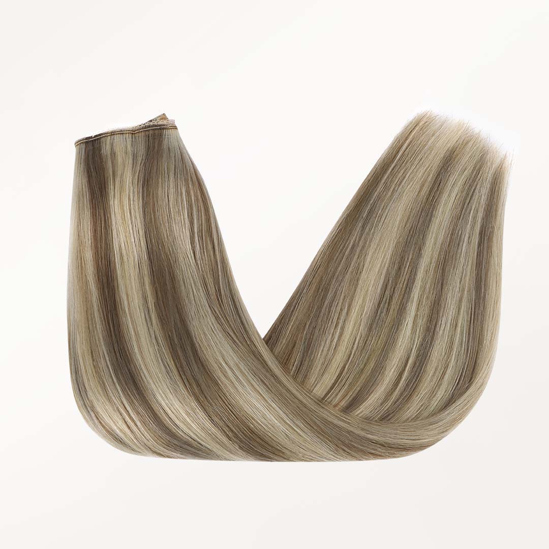 Golden Blonde Highlights (8B/60B) Wire Hair Extensions (70g-110g)